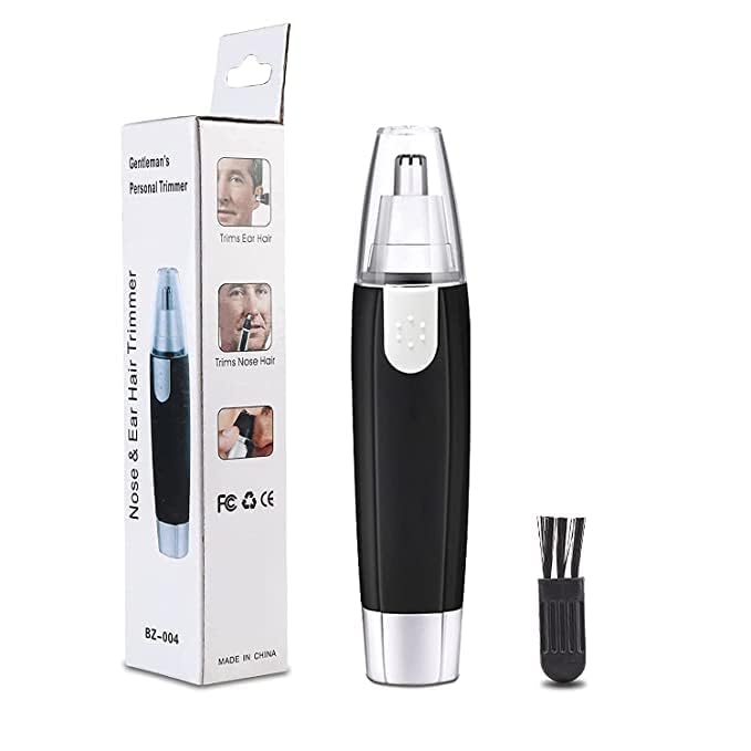 3 in 1 Electric Nose & Ear Hair Trimmer for Men n Women, Dual-edge Blades Painless Nose and Ear Hair Remover Trimmer Eyebrow Flawless Electronic