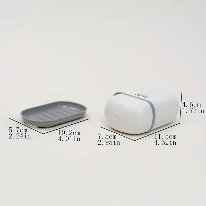 Portable Waterproof Leak Proof Travel Soap Box Case Holder Plastic Soap Case Box Holder Dish Container for Bathroom Outdoors Travel Home Use (2 Pcs Combo)