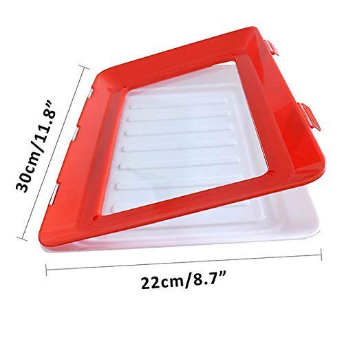 Food Preservation Clever Tray Healthy Food Storage Containers Environmental Elastic Food Vacuum Preservation Tray for Long Food Freshness Preservation