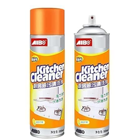 Kitchen Foam Cleaner Spray for All Kitchen Application, Removes Oil Grease n Tough Stains For Chimney, Oven, Gas Stove, Sink, Kitchen Slab n Cabinets 650ml