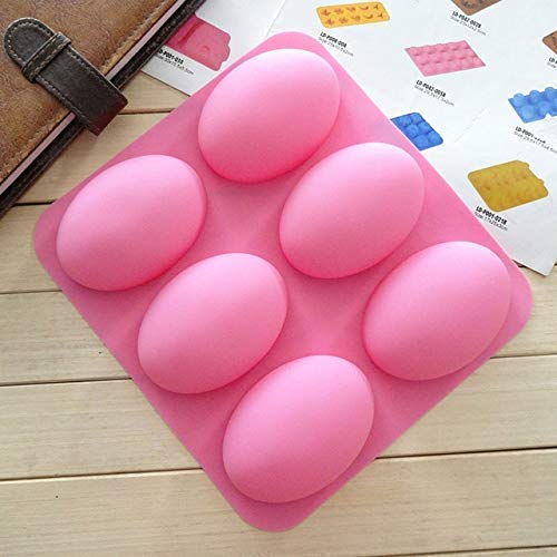 Easy Release Flexible Silicone Whiskey Ice Ball Maker,Ice Tiny Cube Trays Chocolate Mould Maker for Kitchen Bar Party Drinks Multi Color 6 Section