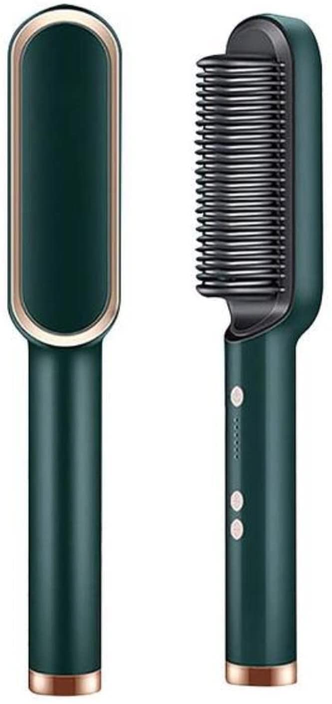 Hair Straightener Comb for Women and Men, Brush Machine PTC Heating Electric with 5 Temperature Control air Straightening Comb