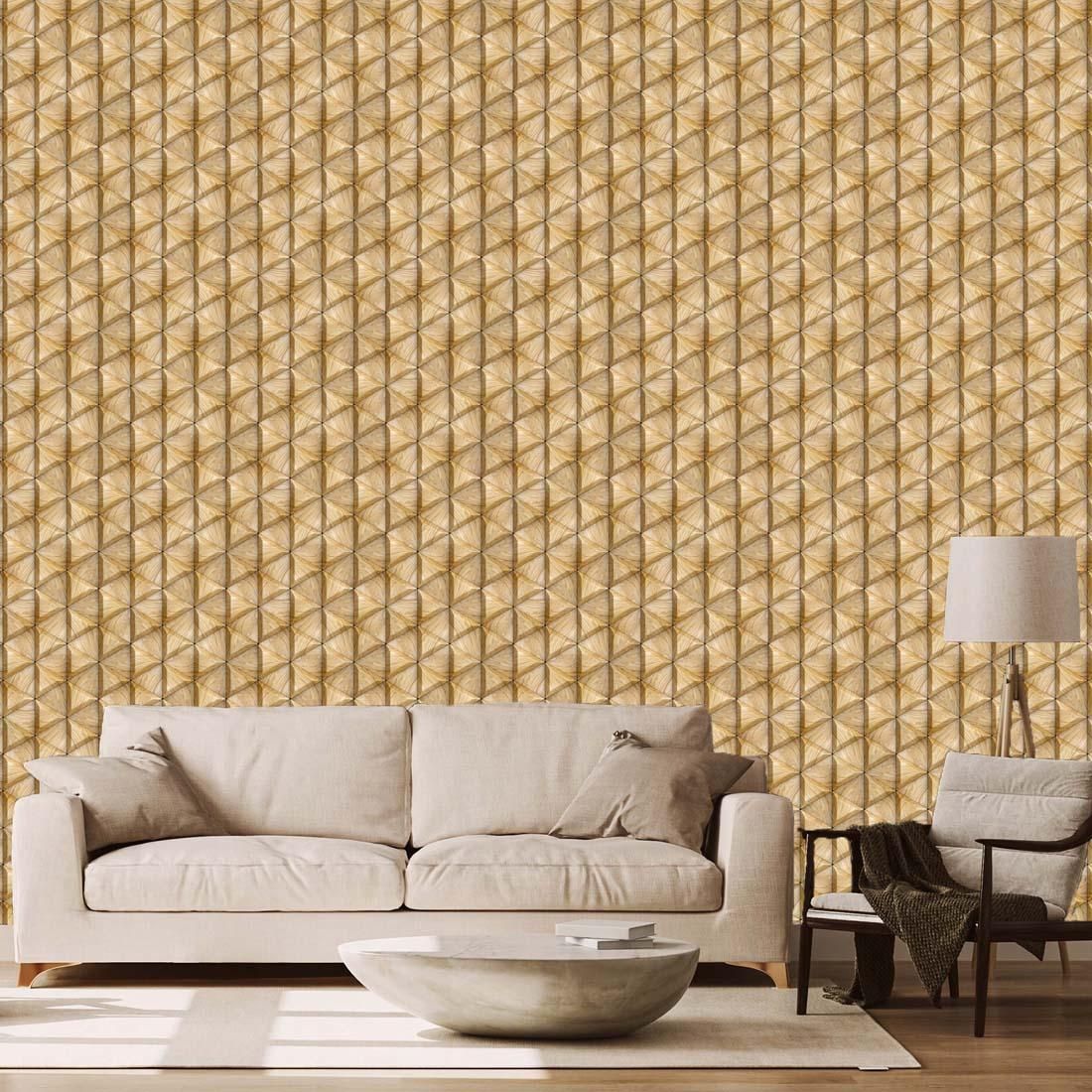 WallDaddy Self Adhesive Wallpaper For Wall (300x40)Cm Wall Sticker |Design BingoTriangle