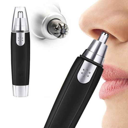 3 in 1 Electric Nose & Ear Hair Trimmer for Men n Women, Dual-edge Blades Painless Nose and Ear Hair Remover Trimmer Eyebrow Flawless Electronic