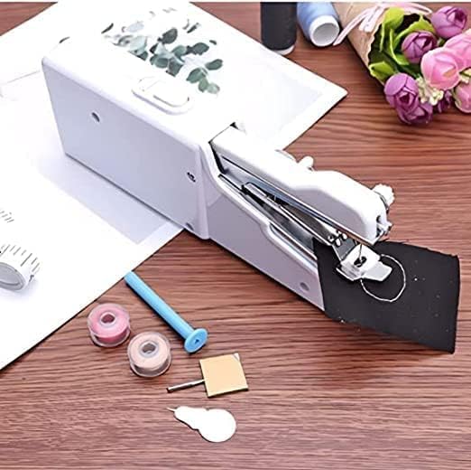 Electric Handy Stitch Handheld Sewing Machine for Emergency stitching, Mini hand Sewing Machine Stapler style Silai Machine Home Tailoring Hand Machine