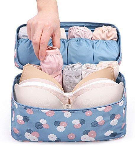 Nylon Bag Innerwear Travel Organizer Underwear, Bra, Socks, Panties Storage Pouch Bag Inner Wear Bags For Women Secret Pouch For Women Travel Organiser Bag