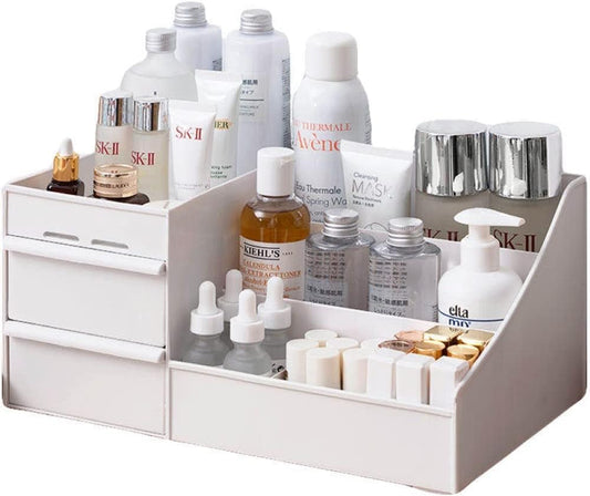 Premium Makeup Organizer with Drawers Cosmetic Organizer Storage Box for Bathroom Desktop Dresser