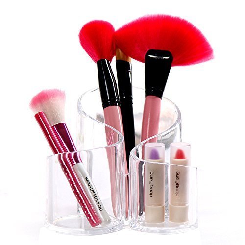 Cosmetic Organizer 2207 Transparent Acrylic Cosmetic Makeup Organizer Lipstick Holder Display Stand - Nail Polish Eyebrow Pencil Storage Box