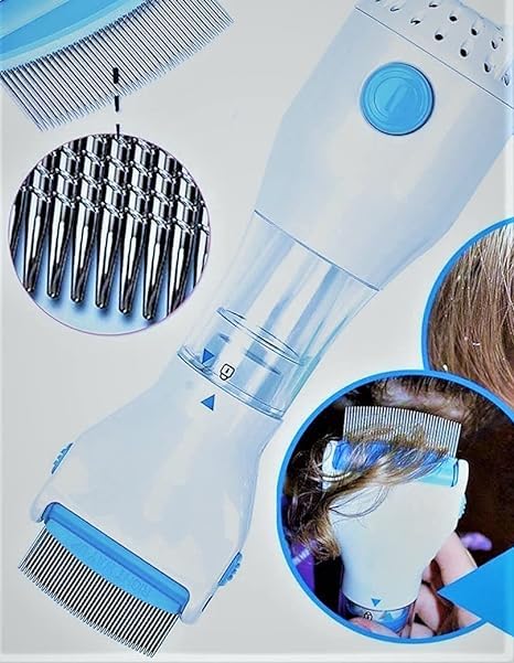 Electrical Chemical Free Head Lice Removal Comb Head Nits Capture Comb Electrical Head Lice Comb Eggs Remover Hair Vacuums Machine for lice removed