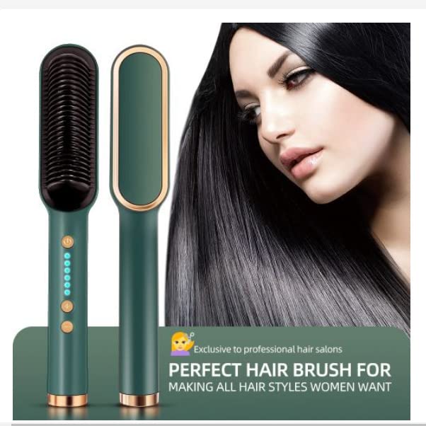 Hair Straightener Comb for Women and Men, Brush Machine PTC Heating Electric with 5 Temperature Control air Straightening Comb