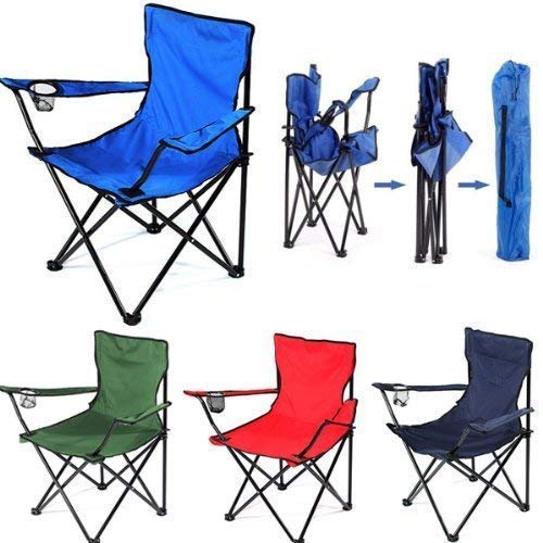 Camping Big Chair Portable Fishing Beach, Travelling, Lawn, Patio Outdoor Collapsible Chairs Polyester, Frame Material