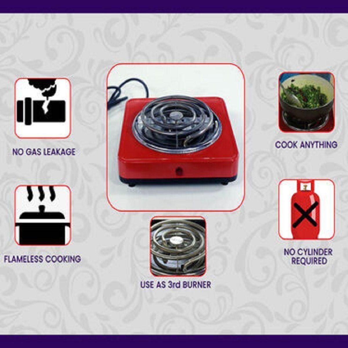 Flameless Electric Cooking Stove (Muticolor)