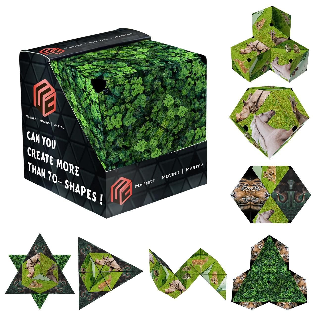 3D Cube Shape Shifting Box