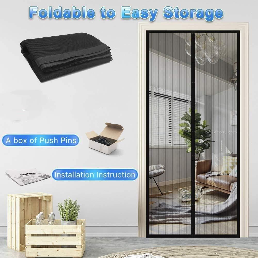 Mesh Screen Net Home Magnetic Anti Mosquito Door Curtains