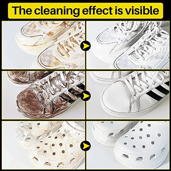 Natural Sneaker n Shoe Cleaner Wipes, Portable Sneakers Cleaner Shoe Wipes Quickly Remove Dirt & Stains Used On Footwear (1 Pack of 80)