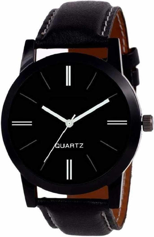 Men's Leather Analog  Watches Bracelet