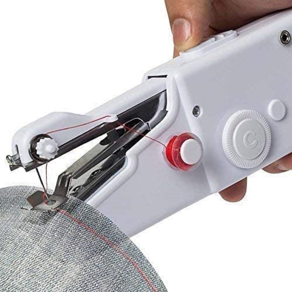 Electric Handy Stitch Handheld Sewing Machine for Emergency stitching, Mini hand Sewing Machine Stapler style Silai Machine Home Tailoring Hand Machine