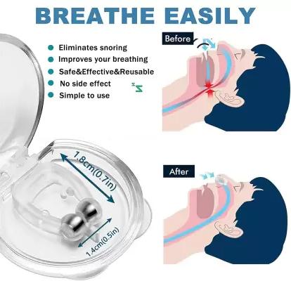 Anti Snoring Nose Clip Device for Men Women Nasal Strips Stops Snoring Stopper Anti-snoring Device  (Nose Clip)